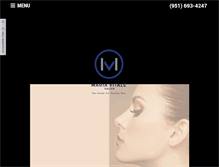 Tablet Screenshot of mariavitalesalon.com